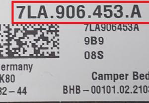 Volkswagen - Transporter T 6.1 v.a. 2019 Camperbedieningspaneel reparatie